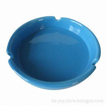 Round Ceramic Ashtray with Logo and Customized Designs, Available in Various Colors and Sizes